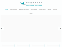 Tablet Screenshot of megastaradvisors.com